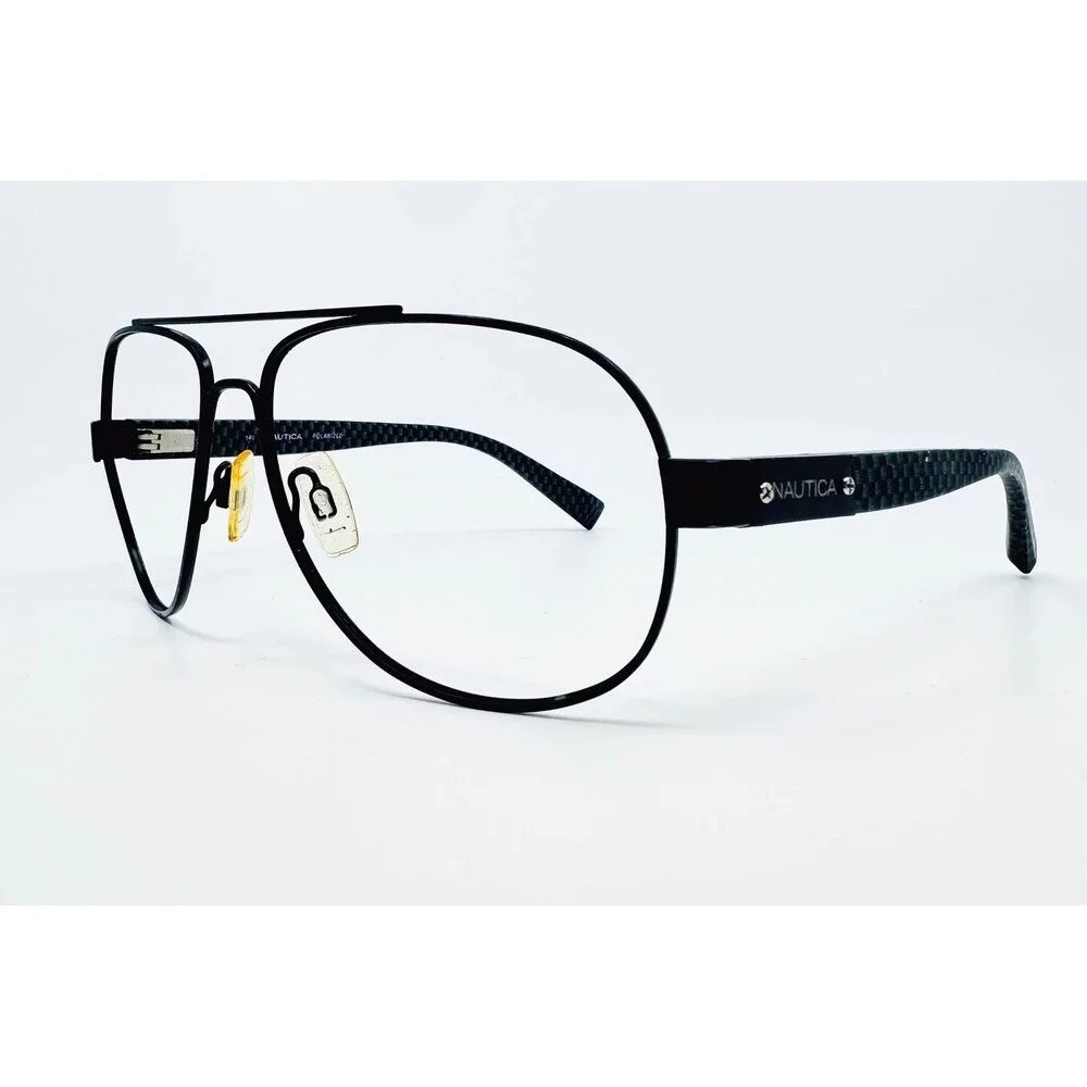 Nautica Sunglasses Mens Black Aviator N5106S 60-15-140